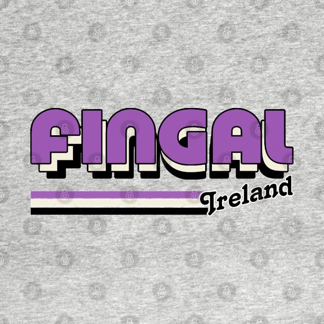 Fingal County Dublin / Retro Style Irish County Design by feck!